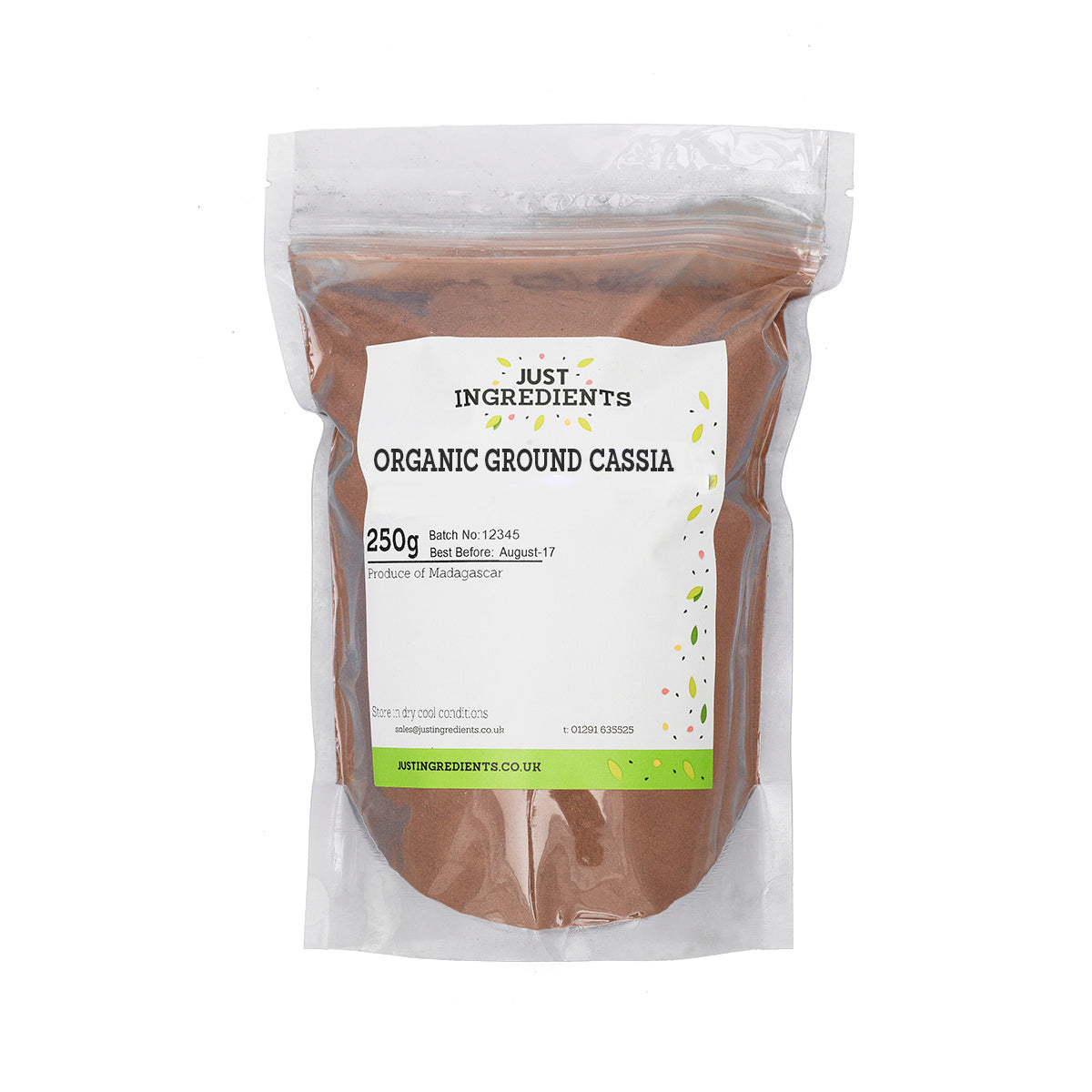 JustIngredients Organic Ground Cassia